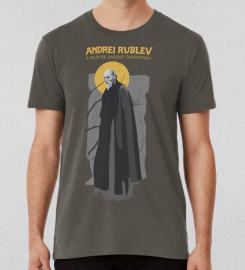 Andrei Rublev Illustration With Title By Burro Tees T-shirt