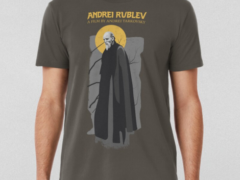 Andrei Rublev Illustration With Title By Burro Tees T-shirt